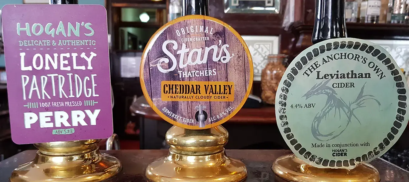 The Anchor has a wide range of beer