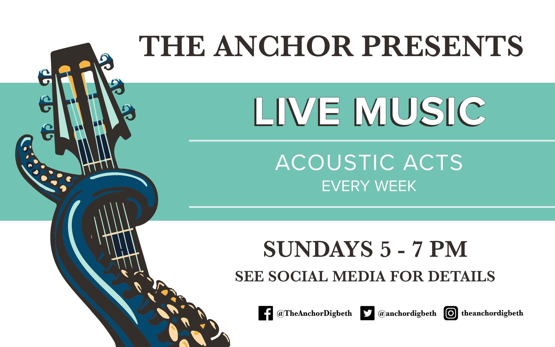 live music every Sunday 5:00-7:00pm