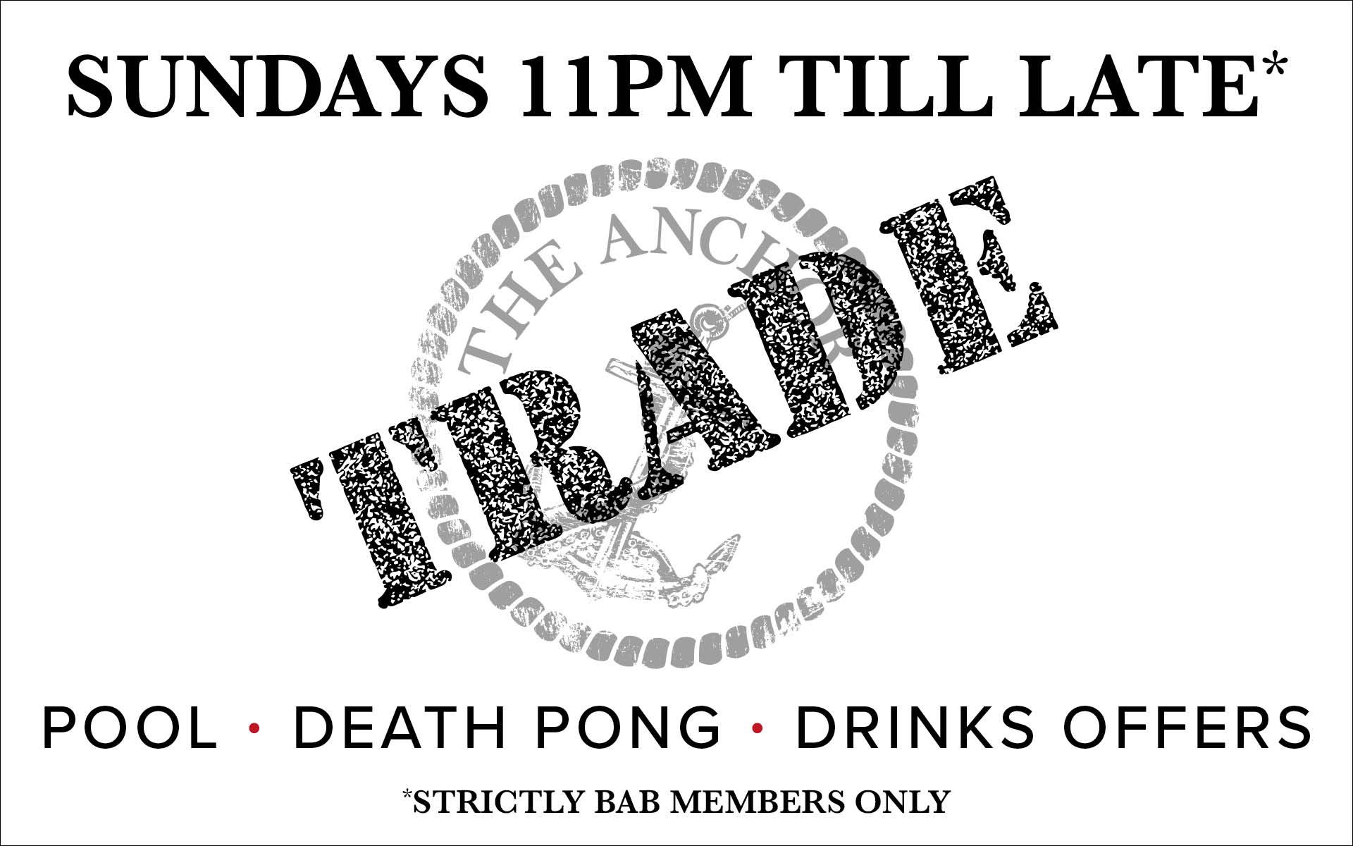 Bab members only trade night